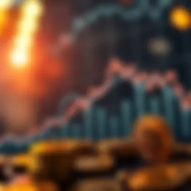 Cryptocurrency Market Trends Graph illustrating the rise of cryptocurrency investments