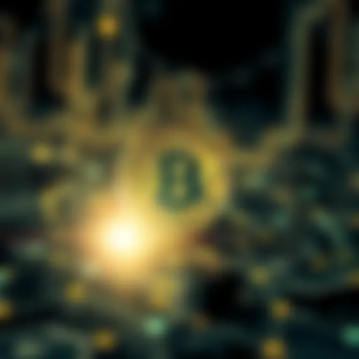 Securing Cryptocurrency Transactions Illustration of a secure transaction in cryptocurrency