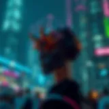 Visual representation of Beeple's NFT artwork symbolizing digital creativity