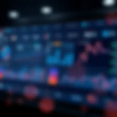 Dashboard Overview of Leading Platforms Cryptocurrency platform dashboard showcasing various metrics