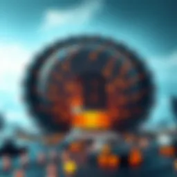 Visual representation of blockchain technology's architecture