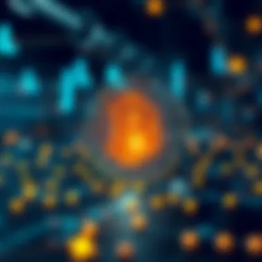 Exploring the Future of Blockchain Technology Blockchain technology concept illustration