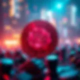 Digital representation of Rose Coin in a blockchain network