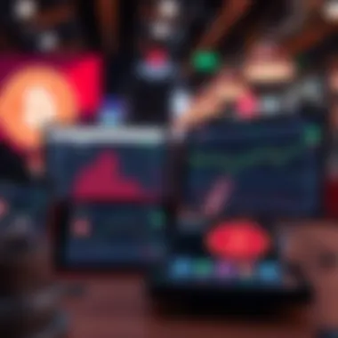 Exploring Cryptocurrency Trading Platforms for Rose Coin Various platforms for cryptocurrency trading displayed on devices