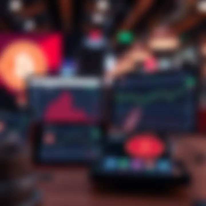 Exploring Cryptocurrency Trading Platforms for Rose Coin Various platforms for cryptocurrency trading displayed on devices