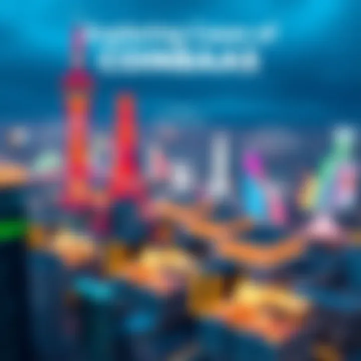 An infographic illustrating potential use cases of Coinbaas in various cryptocurrency applications.