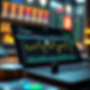 Chart displaying tools for tracking cryptocurrency performance and asset management