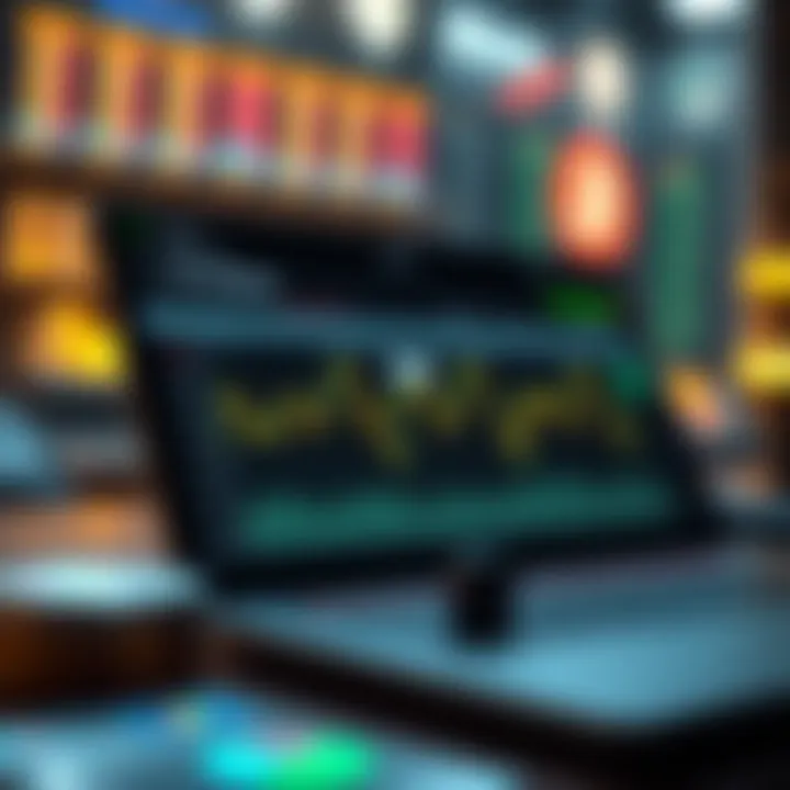 Chart displaying tools for tracking cryptocurrency performance and asset management