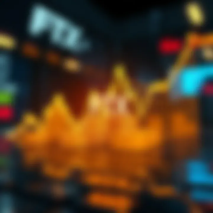 Graph showing the impact of FTX on crypto market dynamics