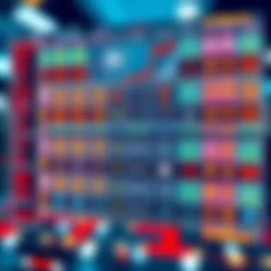 Matrix showcasing market factors influencing on-chain transactions