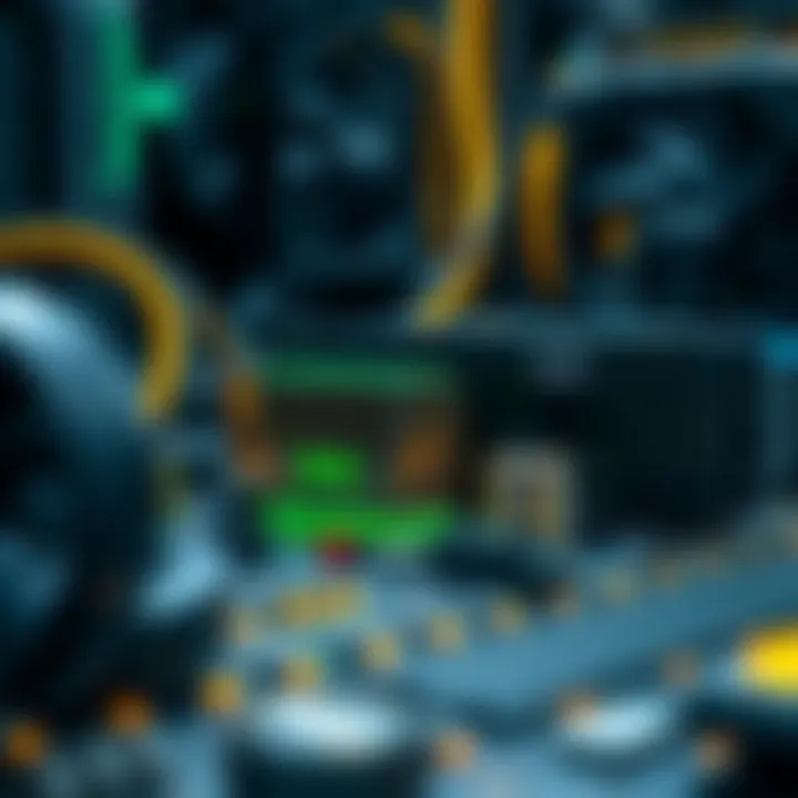 Hardware components essential for efficient GPU mining