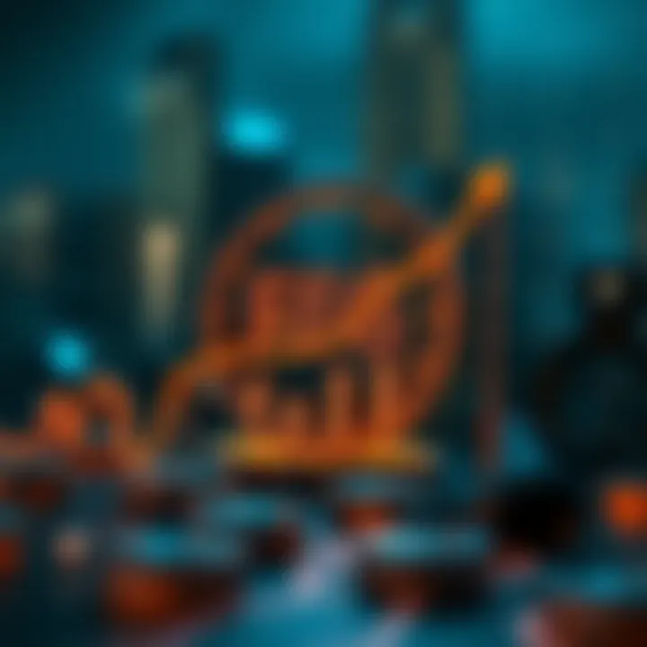 Graph showcasing market dynamics related to FEG Token