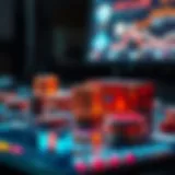 Conceptual artwork representing NFTs in the digital space