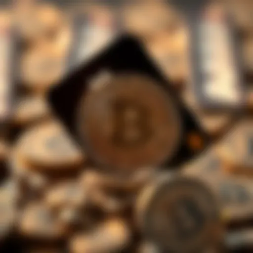 A sleek crypto coin card showcasing digital currency features