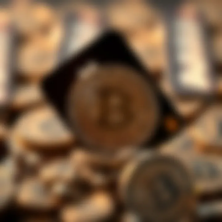 A sleek crypto coin card showcasing digital currency features