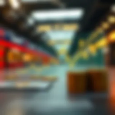 Graph illustrating cryptocurrency market trends