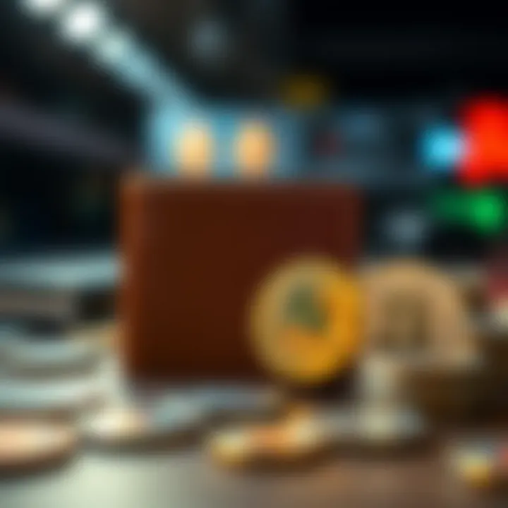 Diverse Cryptocurrency Wallet Types Visual representation of cryptocurrency wallet types