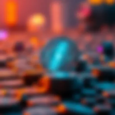 Conceptual representation of cryptocurrency lending dynamics