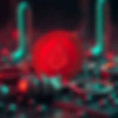 Visual representation of cryptocurrency rewards received through Brave