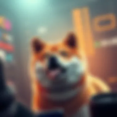 Engaging in Cryptocurrency Trading Digital illustration of cryptocurrency trading