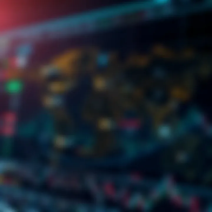 Key players in the cryptocurrency stock market highlighted on a global map