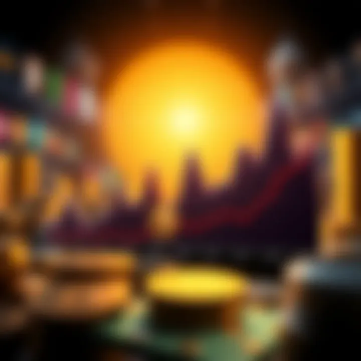 Graph depicting recent cryptocurrency price surges