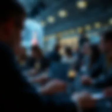 User Engagement on Decentralized Platforms Conceptual image showcasing user engagement on decentralized platforms