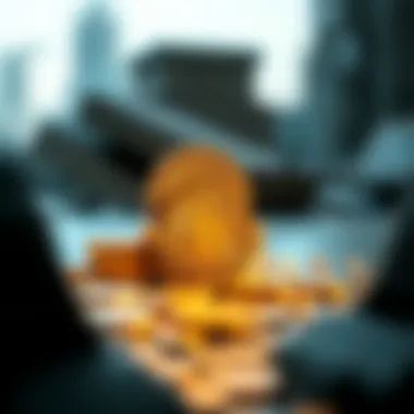 Conceptual depiction of stablecoins and interest generation