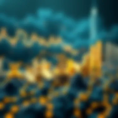 Visual representation of decentralized finance ecosystem