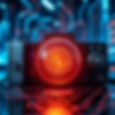 A futuristic depiction of encryption technology trends