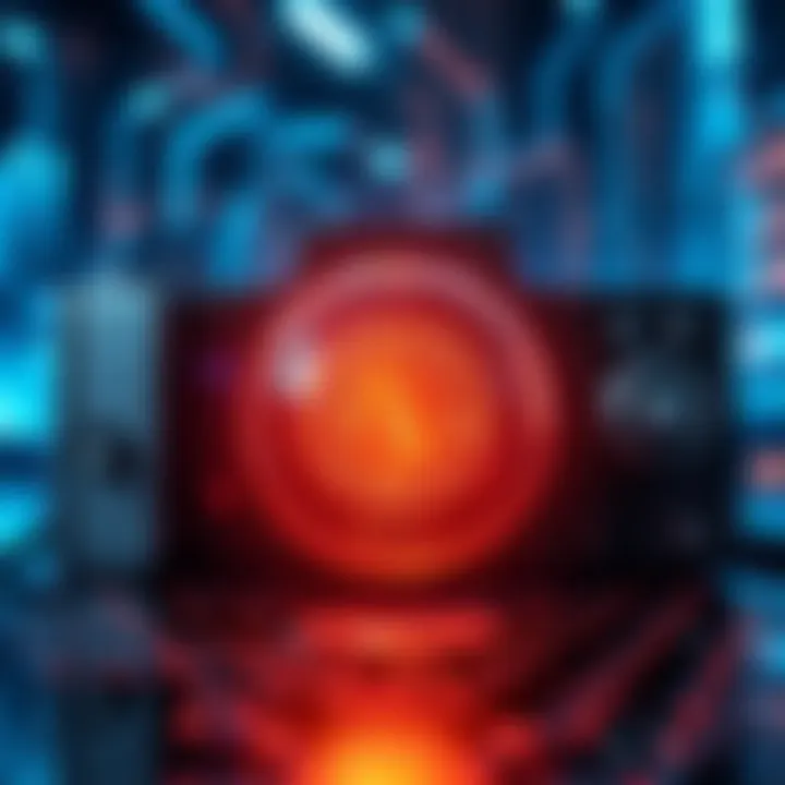 A futuristic depiction of encryption technology trends