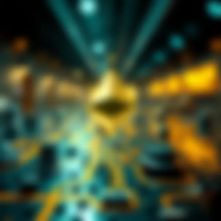 Blockchain Technology Features Infographic illustrating the features of Ethereum's blockchain technology