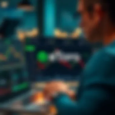 eToro platform interface showcasing cryptocurrency trading options