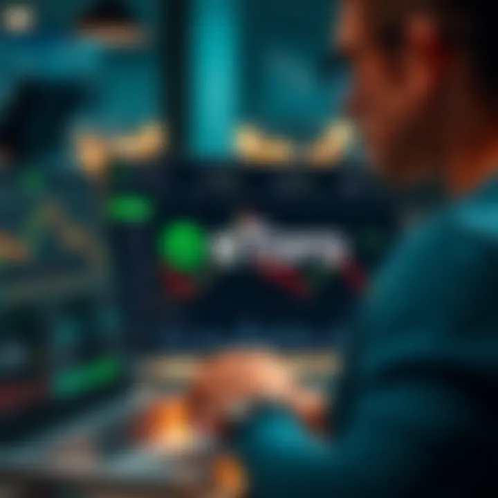 eToro platform interface showcasing cryptocurrency trading options