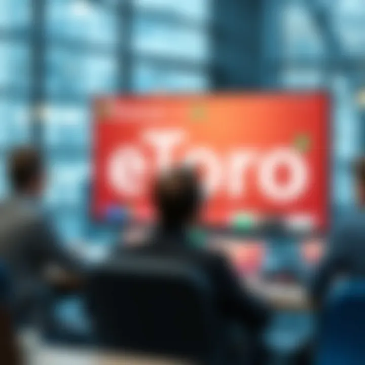 A screenshot of eToro's educational resources available for investors.