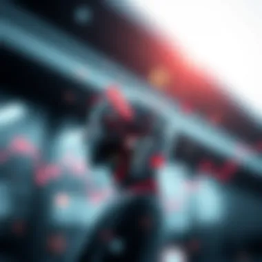 An abstract depiction of investor psychology with crypto market influences