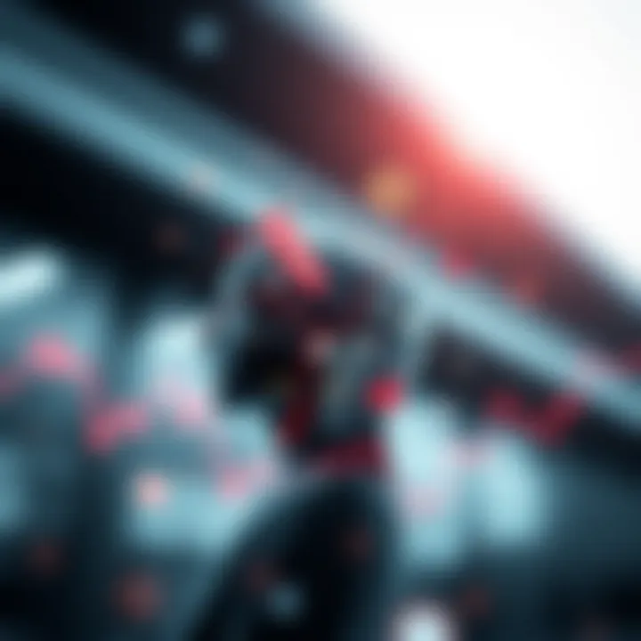 An abstract depiction of investor psychology with crypto market influences