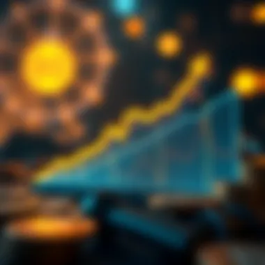 Graph illustrating the growth trends of altcoins over time