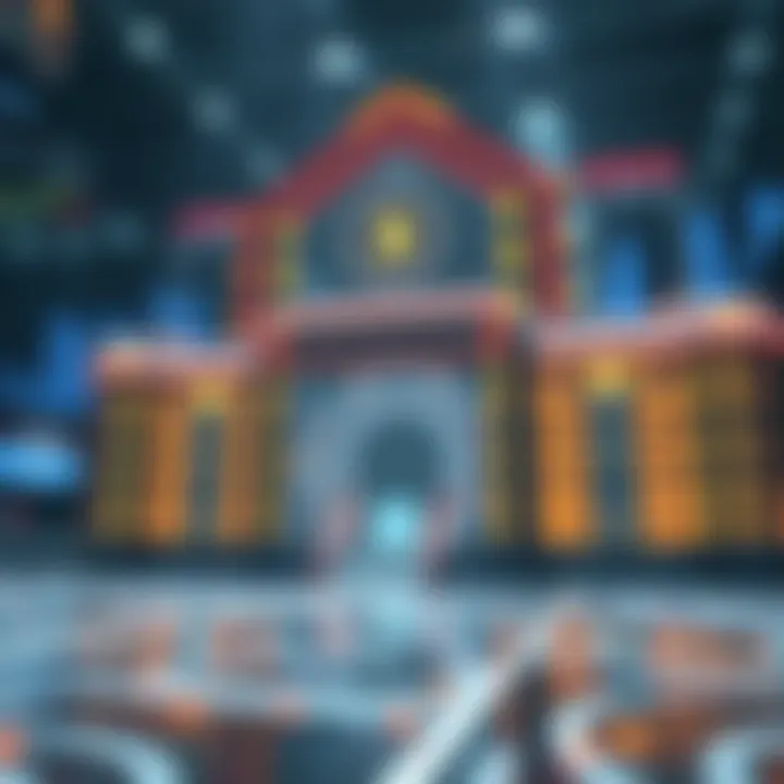 Visual representation of decentralized exchange architecture