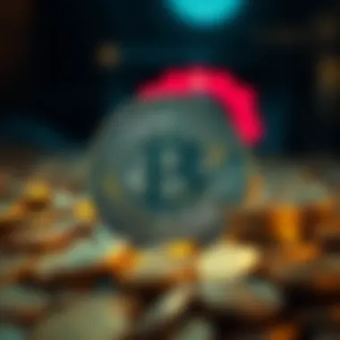 A conceptual image of cryptocurrency investment strategies