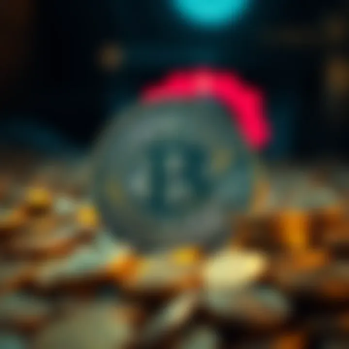 A conceptual image of cryptocurrency investment strategies