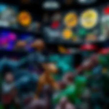 A collection of Jurassic Park-themed NFTs displayed in a digital gallery