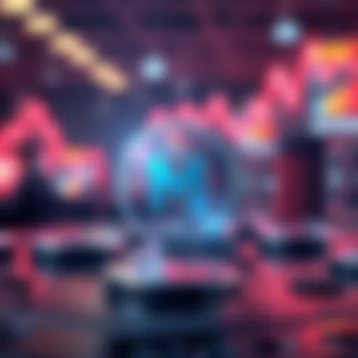 Conceptual representation of Marketcoin in digital finance