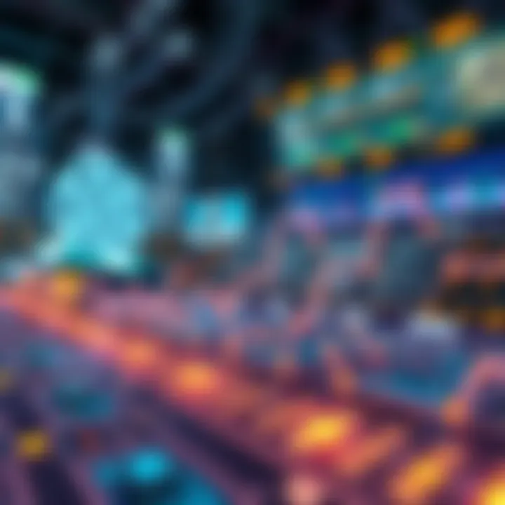 Infographic displaying future trends in blockchain technology