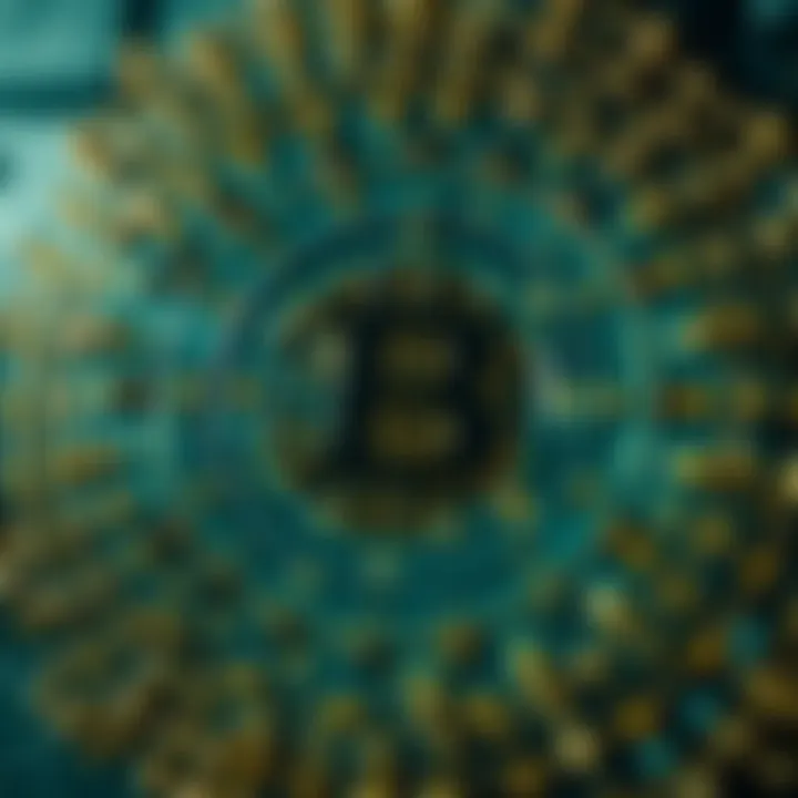 Representation of the SHA256 algorithm in complex patterns