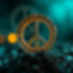 Symbolic representation of digital peace