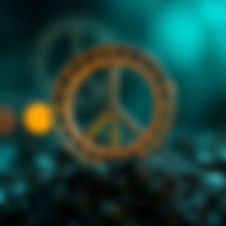 Symbolic representation of digital peace