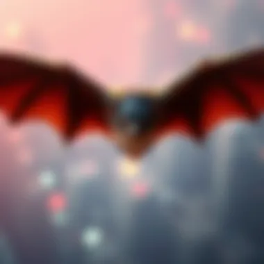 Visual representation of bat cross chain technology concepts