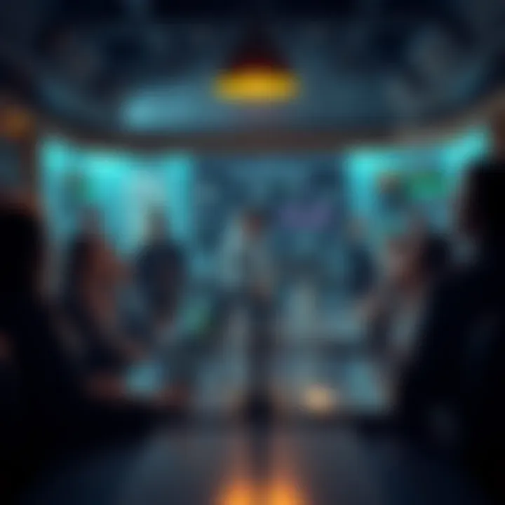 Ethics in Crypto Discussions An illustration representing ethical considerations in crypto chat forums