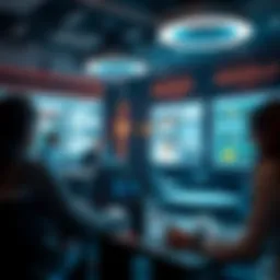 A virtual chat room showcasing discussions on cryptocurrency topics